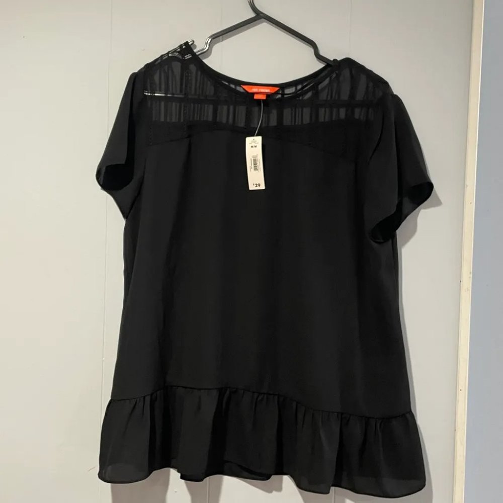 Flouncy Hem Blouse